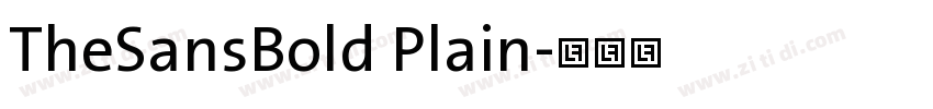TheSansBold Plain字体转换 TheSansBold Plain字体转换